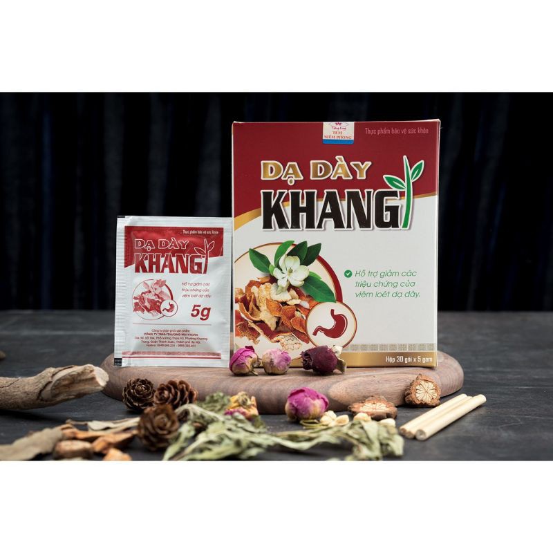 DẠ DÀY KHANG ❤️[ CHÍNH HÃNG ] ❤️Đánh Bay Trào Ngược Dạ Dày, Viêm Loét Dạ Dày, Khuẩn HP, Ợ Hơi, Ợ Chua
