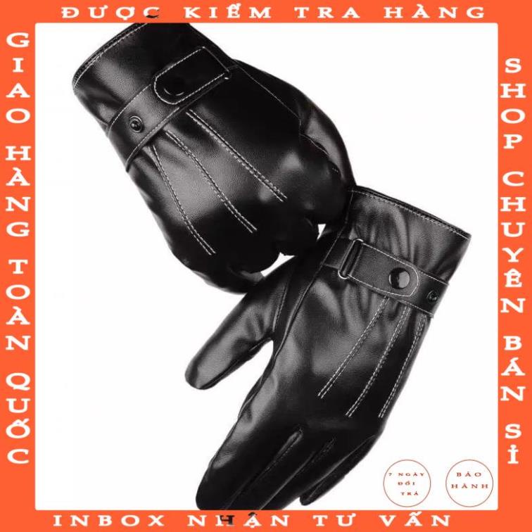 Găng tay nam chống lạnh đi xe máy mùa đông cảm ứng điệ jhoangdong