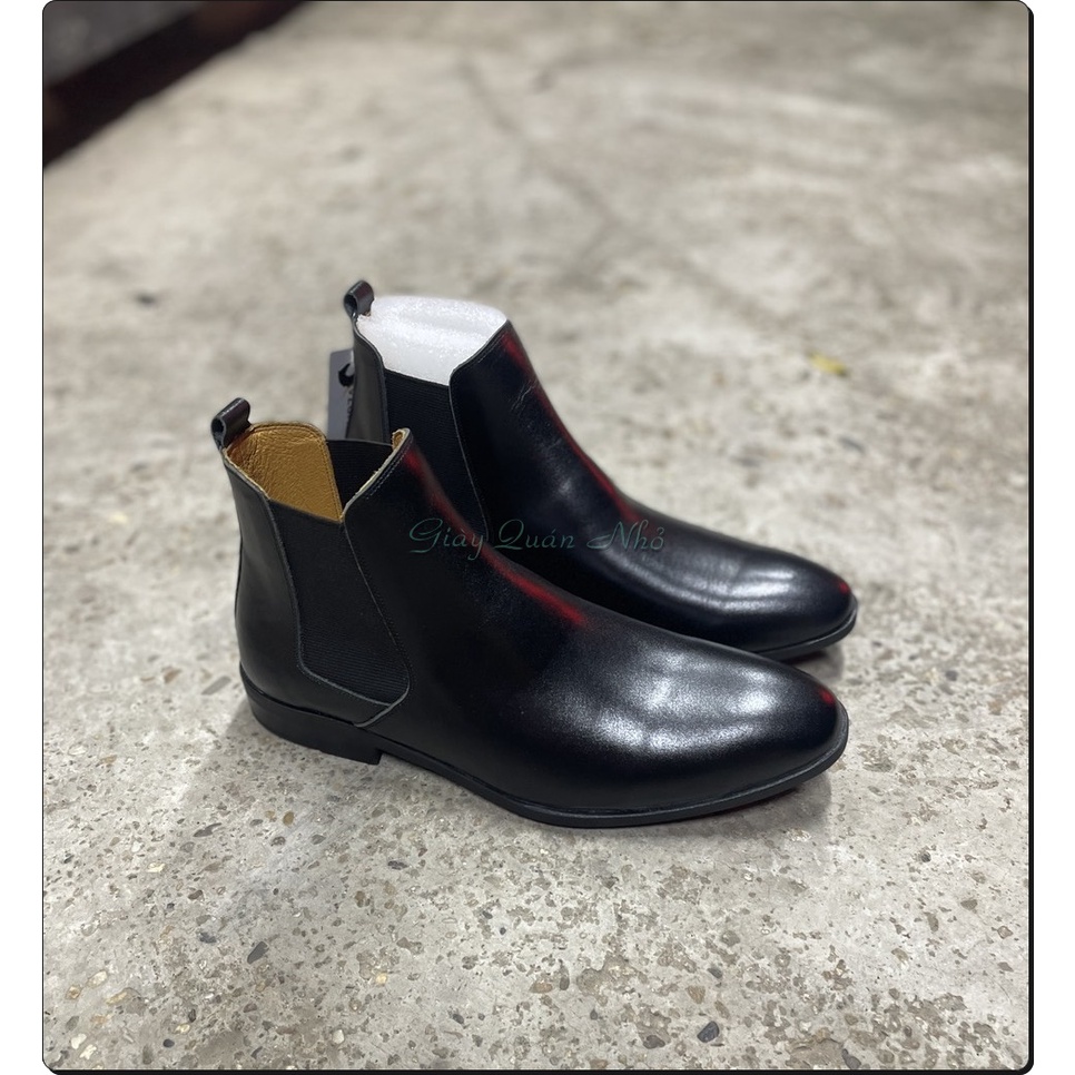 Giày Boots nam cổ lửng Menpza 100% da bò từ trong da ngoài, dáng đẹp, da mềm, không hôi chân