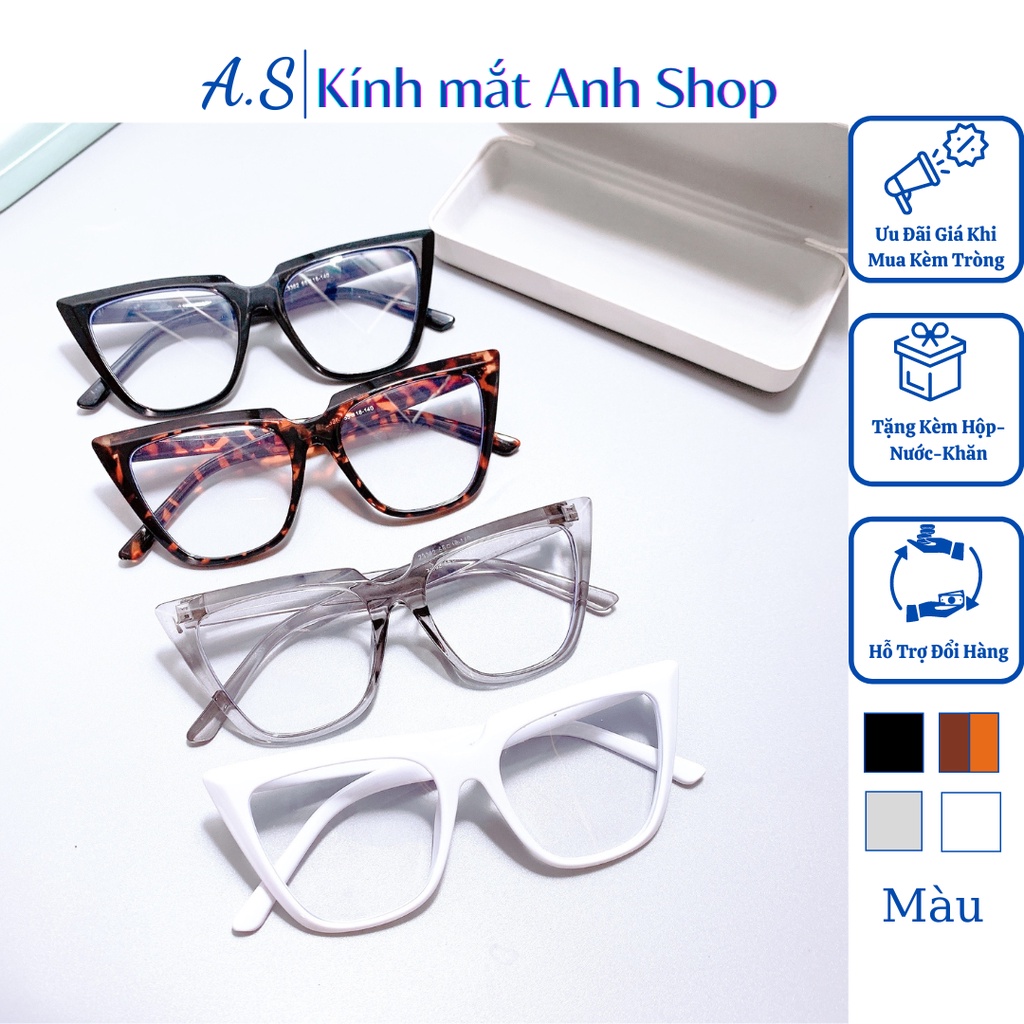 Kính mát vuông to nam nữ nhiều màu sắc 3362