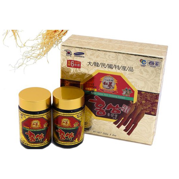 [Mã GROSALE2703 giảm 8% đơn 250K] Cao Hồng Sâm Kanghwa Cao Cấp Hàn Quốc, Hộp 2 lọ