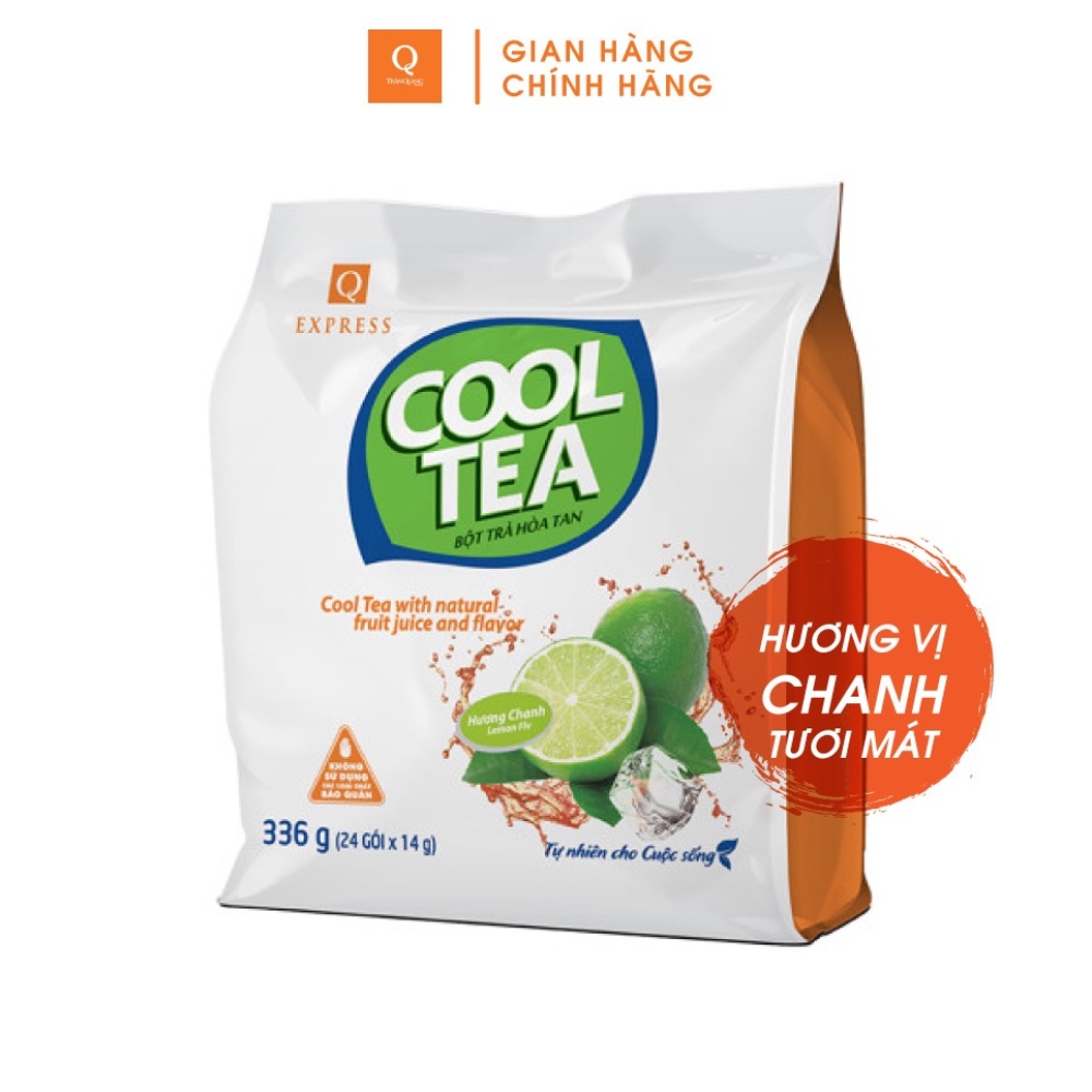 Trà chanh hoà tan Trần Quang Cooltea tươi mát 24 gói