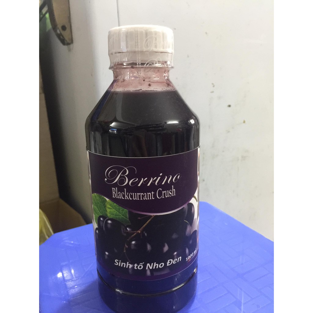Sinh Tố Berrino Nho Đen chai 1 lít