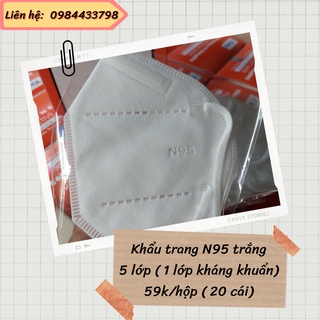 Khẩu trang y tế N95 Kichy 5 lớp vỏ hộp cam