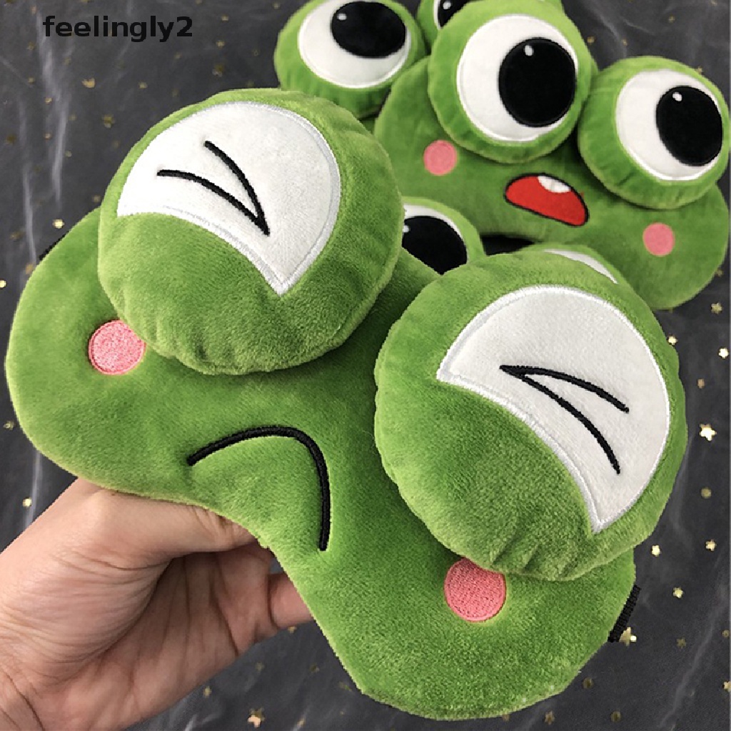 Mặt nạ mắt da lộn hình chú ếch 3D thoáng khí