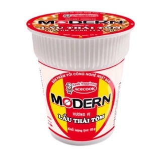 Mì ly Modern lẩu thái tôm (thùng 24 ly x 65g)