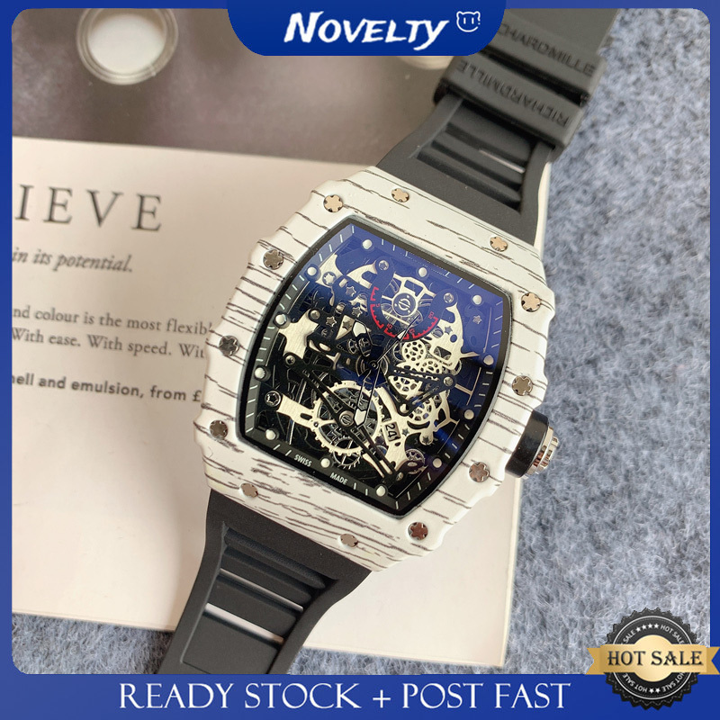 Đồng Hồ Quartz Nam RM Cyber Punk Với Dây Đeo Sợi Carbon