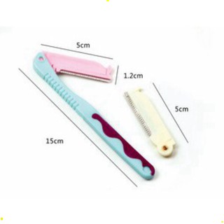 dao cạo lông mày Ailin kèm lưỡi thay thế, dao cạo lông nách, chân, mặt, tay klk
