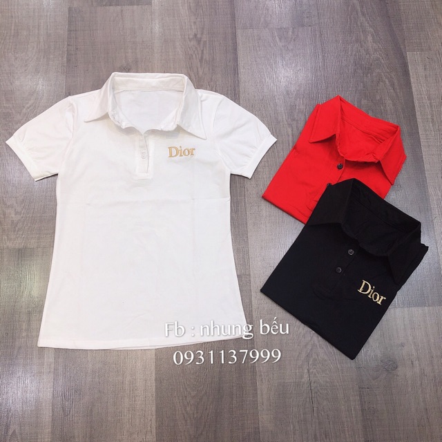 Áo phông cổ đức di or