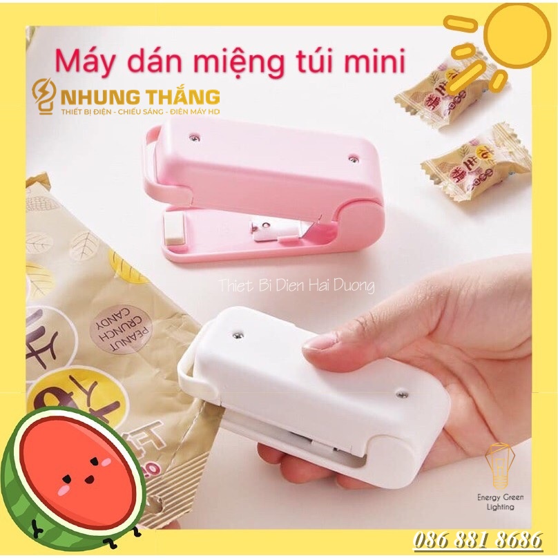 Máy Hàn Miệng Túi Thực Phẩm Mini - Kẹp Niêm Phong - Siêu Tiện Lợi - Màu Random
