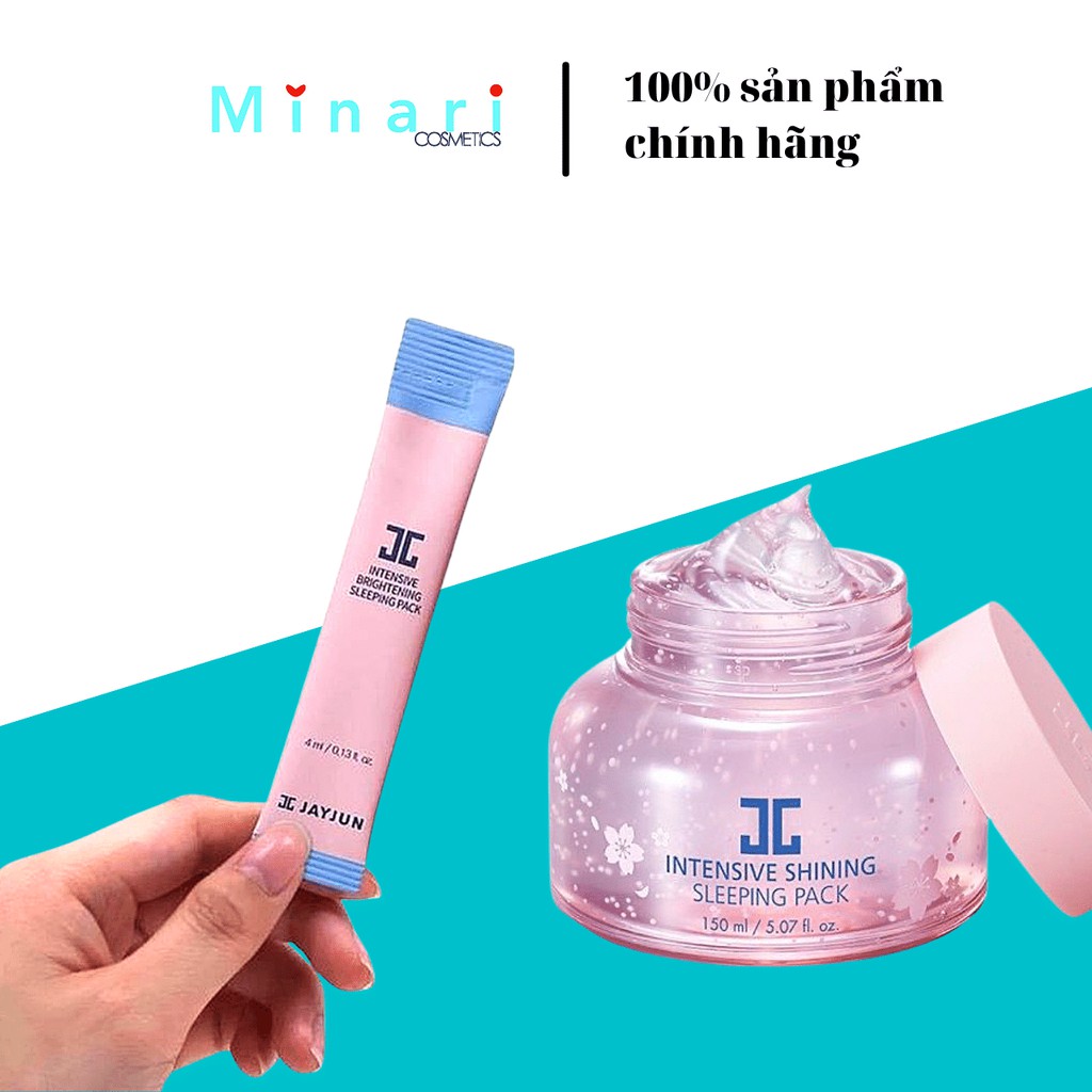 [CHÍNH HÃNG] [DATE MỚI] Mặt Nạ Ngủ Jayjun Intensive Shining Sleeping Pack dạng gói 4ml