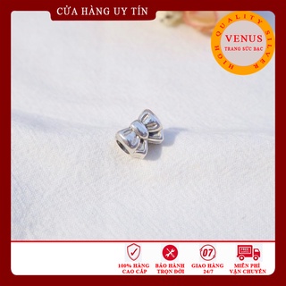 Charm Chiếc Nơ Bạc 925 cao cấp - Msp110