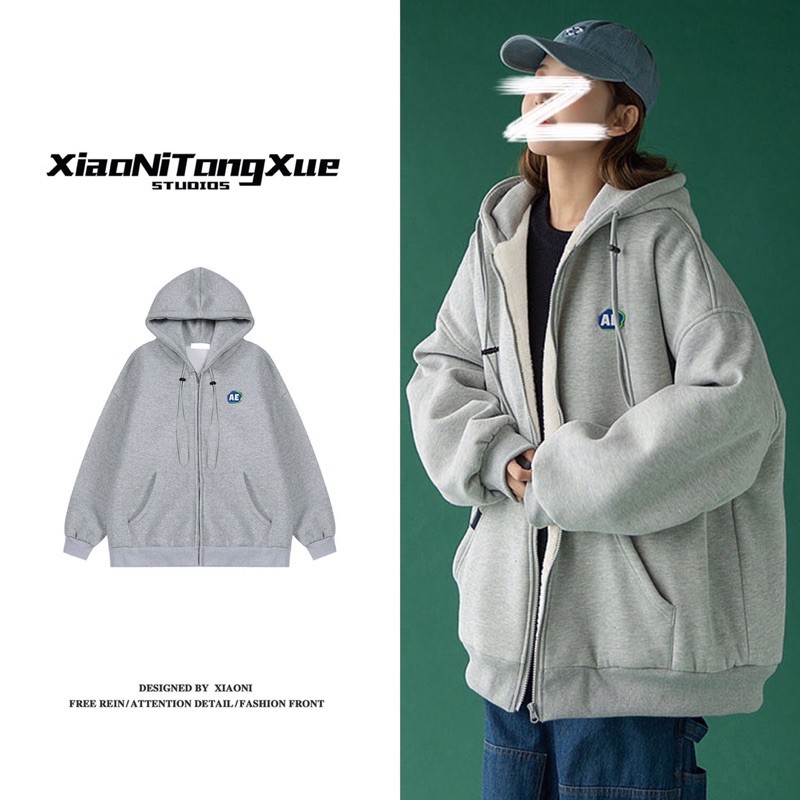 ÁO HOODIE ZIPPER LÓT BÔNG DÀY DẶN✨