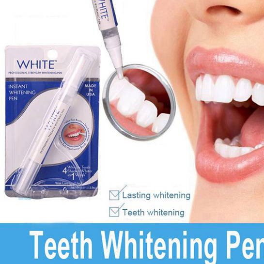 Bút tẩy trắng răng Dazzling White Instant Whitening Pen các tinh chất làm trắng hoạt động mạnh mẽ, giúp răng trắng sáng