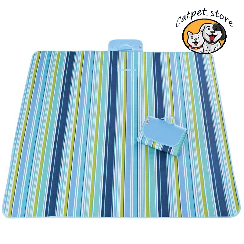 Thảm dã ngoại gấp gon, chống nước cao cấp,bãi biển,bạt trải picnic