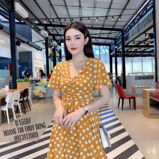 Đầm chấm bi