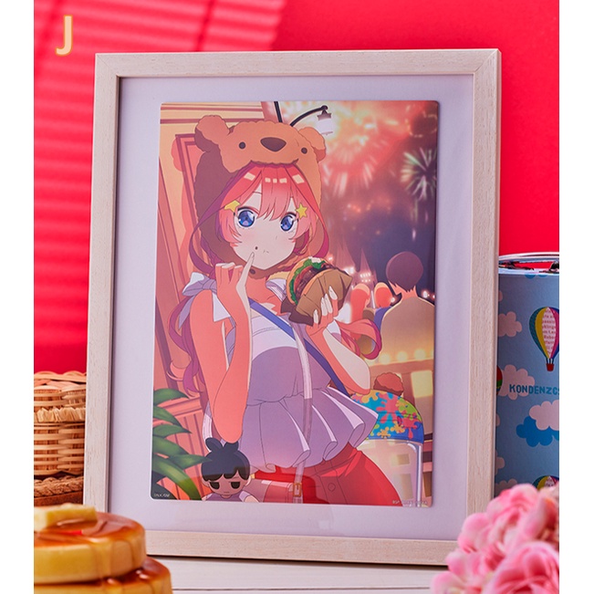 Tranh móc khóa và búp bê Gotoubun no Hanayome  Giải F đến L - ICHIBAN KUJI BANDAI