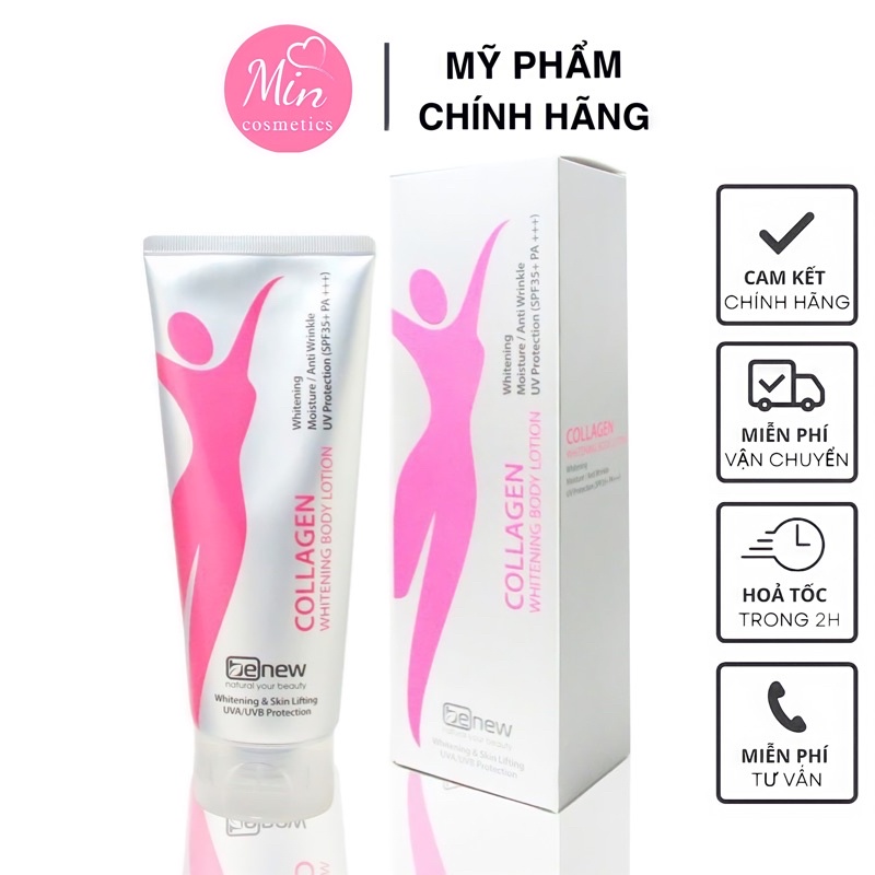 Kem dưỡng trắng nâng tone BODY BENEW COL.LAGEN LOTION WHITENING 200ml