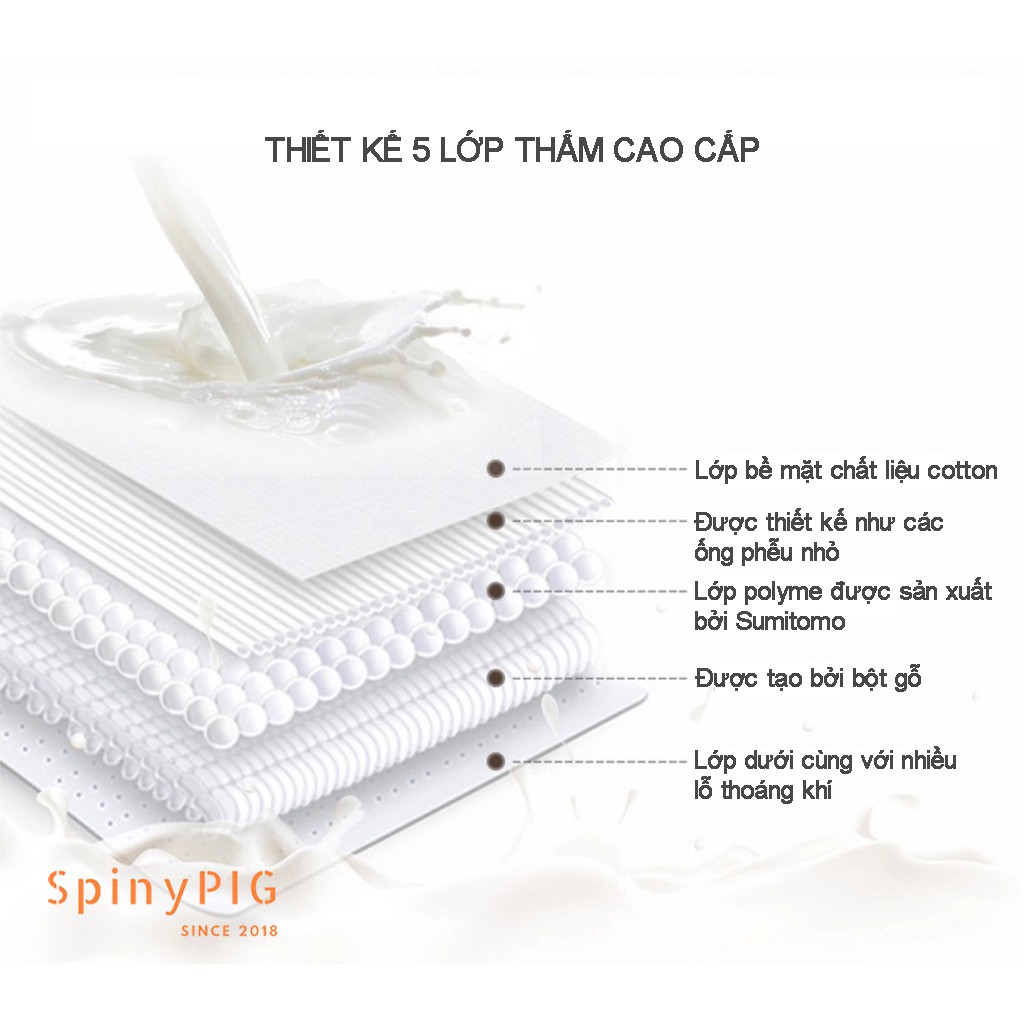 Lót thấm sữa dùng một lần 100% chính hãng TM JOURNEY gói 100 miếng siêu thấm hút túi zip dễ dàng lấy và bảo quản