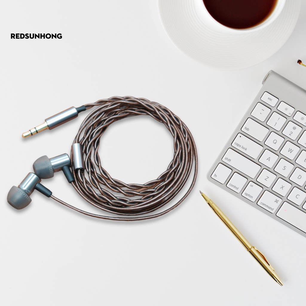 Tai Nghe Dây Kim Loại 3.5mm Dùng Để Chạy Bộ Phát Sóng Trực Tiếp