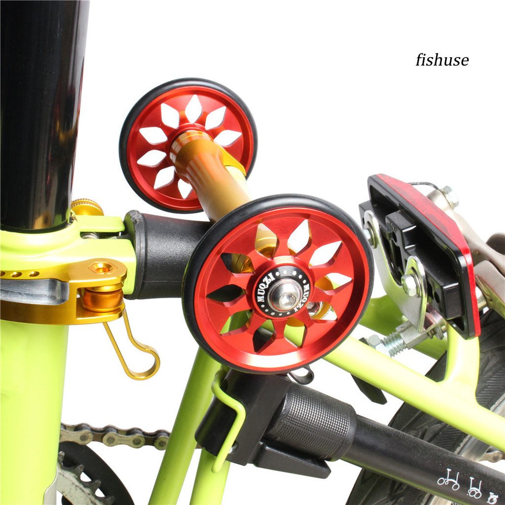 1 Cặp Bánh Xe Đạp Dễ Dàng Gấp Gọn Nhẹ Kèm Đinh Vít Brompton