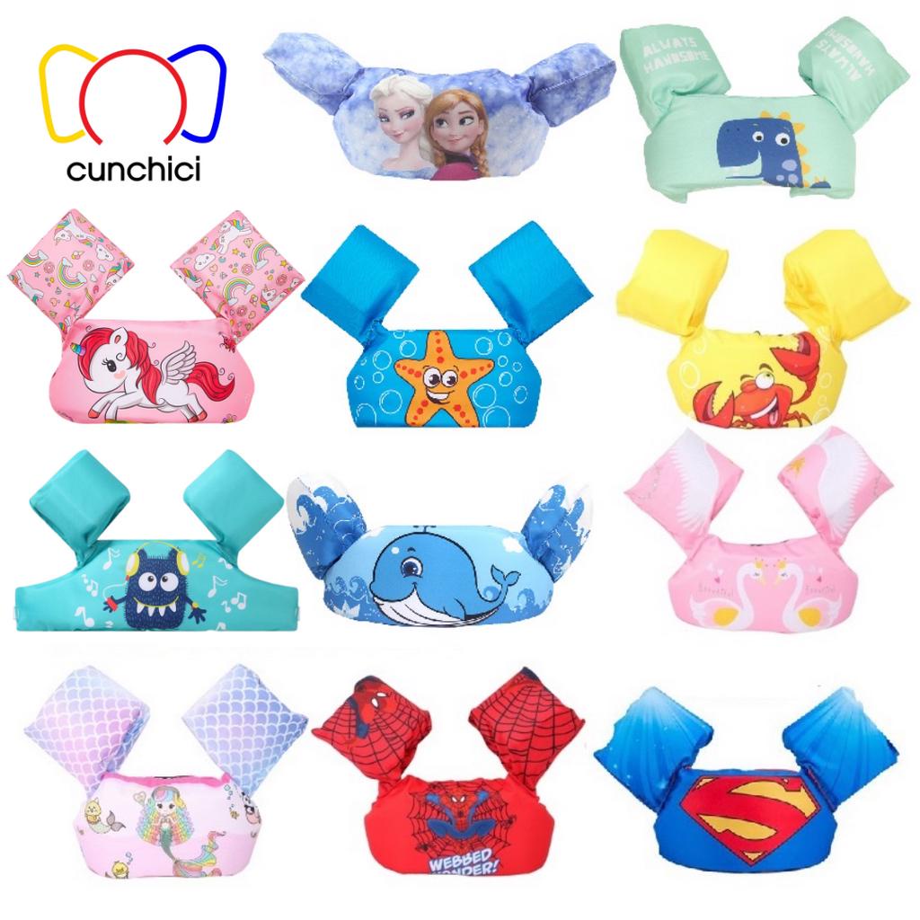 Áo Phao Bơi Tay Ngực Cho Bé Tập Bơi Hoạt Hình 2-6 Tuổi CUNCHICI