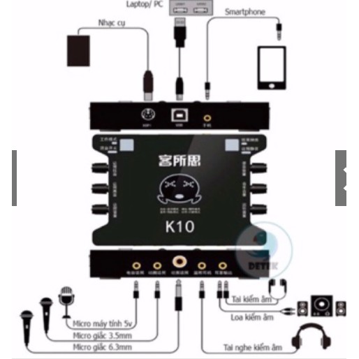 COMBO míc livestream PC-K200, xox k10, dây live MA1, chận kẹp, màng lọc âm