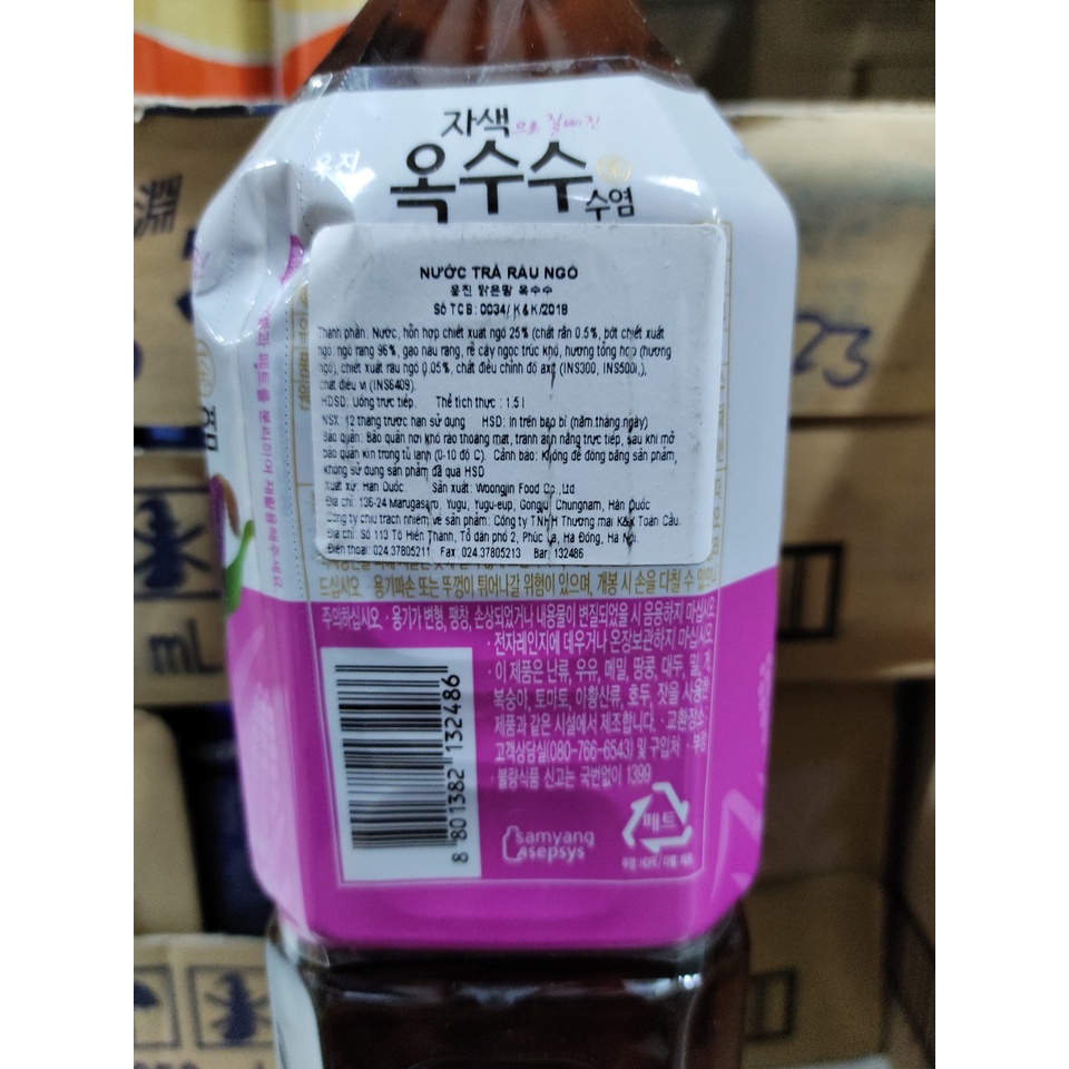 Trà râu ngô, râu bắp hàn quốc 1.5l - 옥수수 수염차