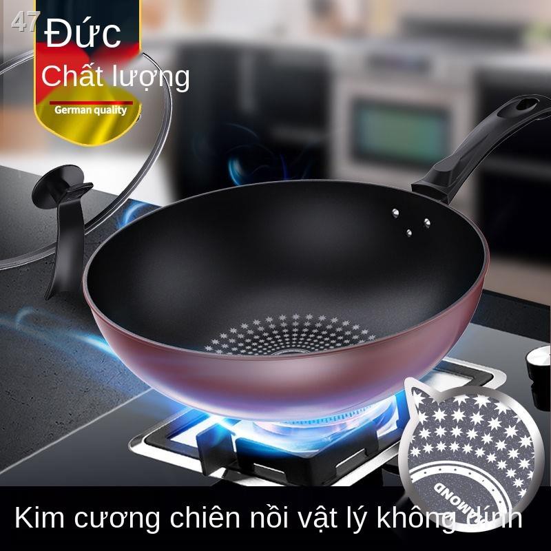 PNồi chống dính pha lê công nghệ Đức nấu ăn, bếp từ, chảo, sắt, ga không dầu gia dụng nói chung