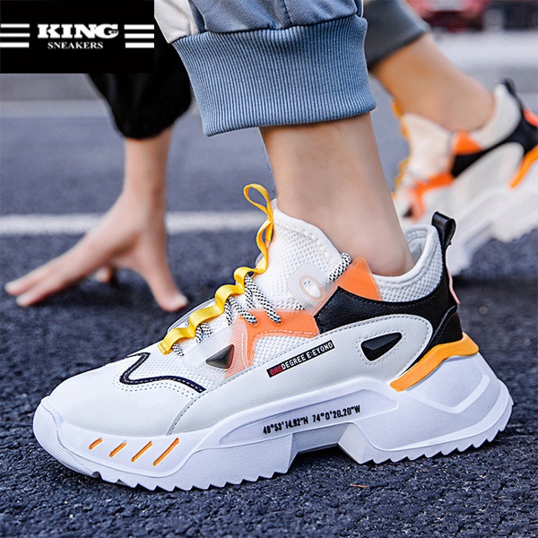 Giày Thể Thao Nam [ FREESHIP EXTRA ] Tăng Chiều Cao Phong Cách Cực Ngầu Thời Trang Trẻ Trung- V28V