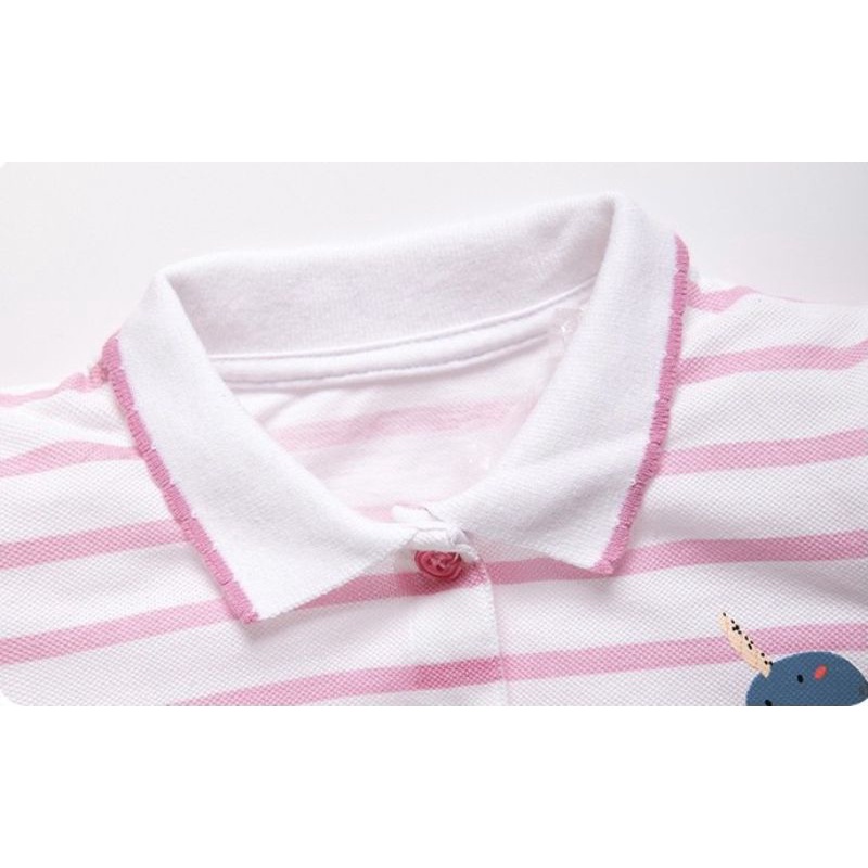 Váy polo dài tay bé gái Malwee chính hãng