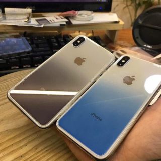 Kính cường lực Iphone X mặt sau màu Baseus Gradient chính hãng
