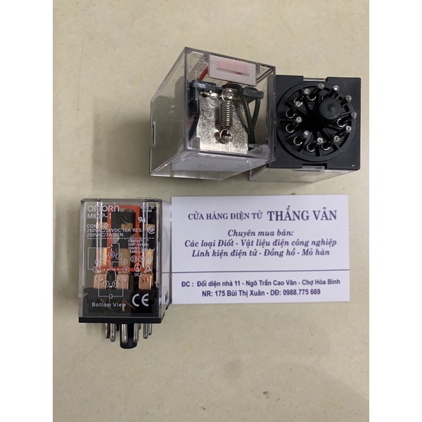 [RELAY/RƠ-LE] Rơ le 220V - 8 chân tròn -11 chân tròn (1 chiếc)