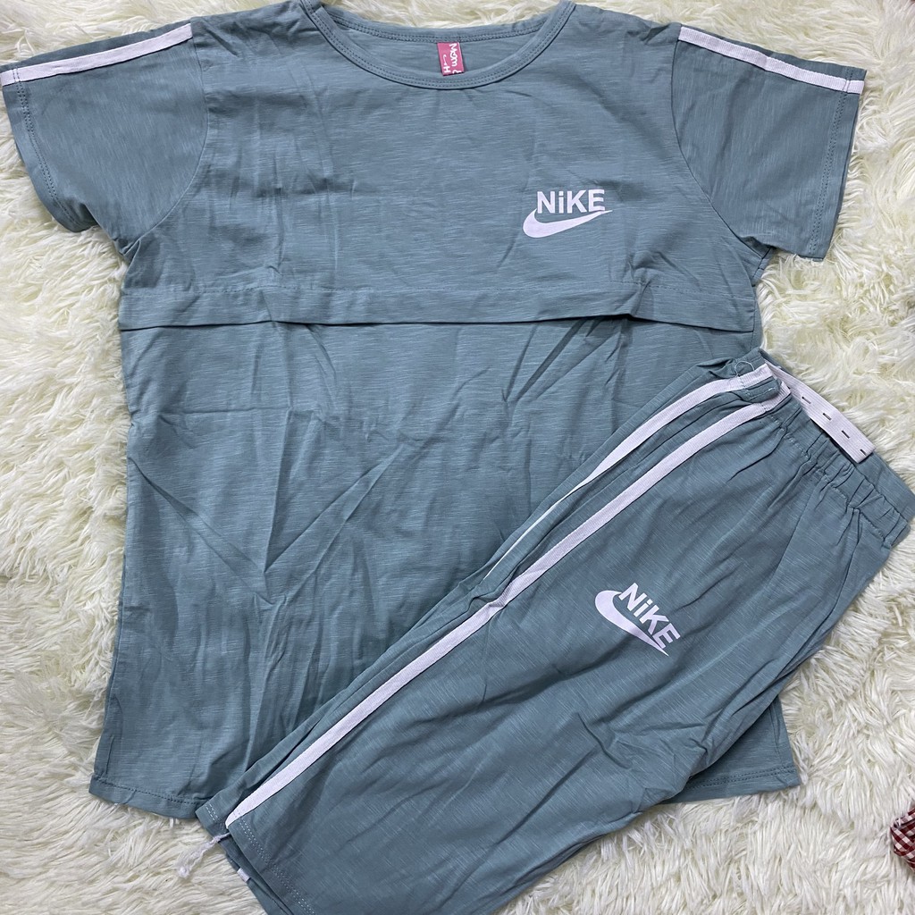 Bộ đồ thể thao lửng chất cotton mềm mịn co giãn thoải mái BL851