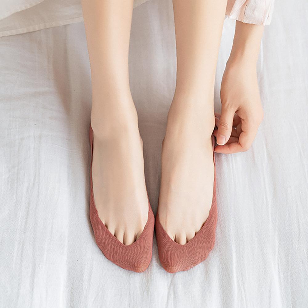 HARRIETT Vớ Cotton Cổ Chữ V Họa Tiết Sọc Ngang Phong Cách Hàn Quốc Cho Nữ
