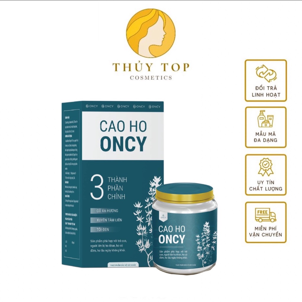 Cao Ho Oncy - Giảm Ho, Tiêu Đờm Combo 2 Hộp - Mua 1 Tặng 1