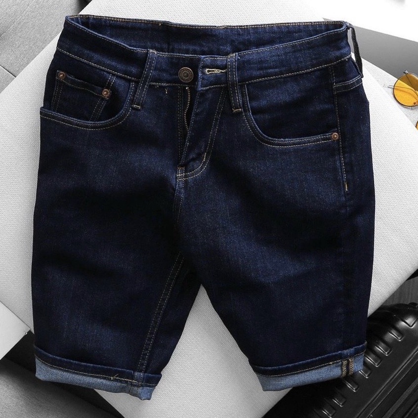 Quần Short Jean Nam Đẹp Chất Bò Co Giãn Cao Cấp, Quần Ngố rách Mẫu Mới Phong Cách Hàn Quốc CAROLL 244