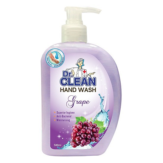 [Không Tăng Giá] Nước rửa tay Dr. Clean chai 500ml
