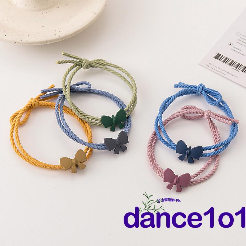 Dây buộc tóc đính nơ thiết kế co giãn thời trang