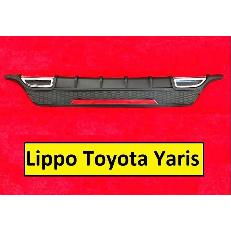 Lippo, líp pô, Lip chia pô xe Toyota Yaris 2018 - 2021 Hàng Cao Cấp