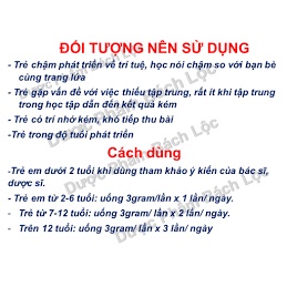 Cốm Bổ Não dinh dưỡng Trẻ Em G-Brain Kids - bổ não, tăng thị lực, tăng cường miễn dịch