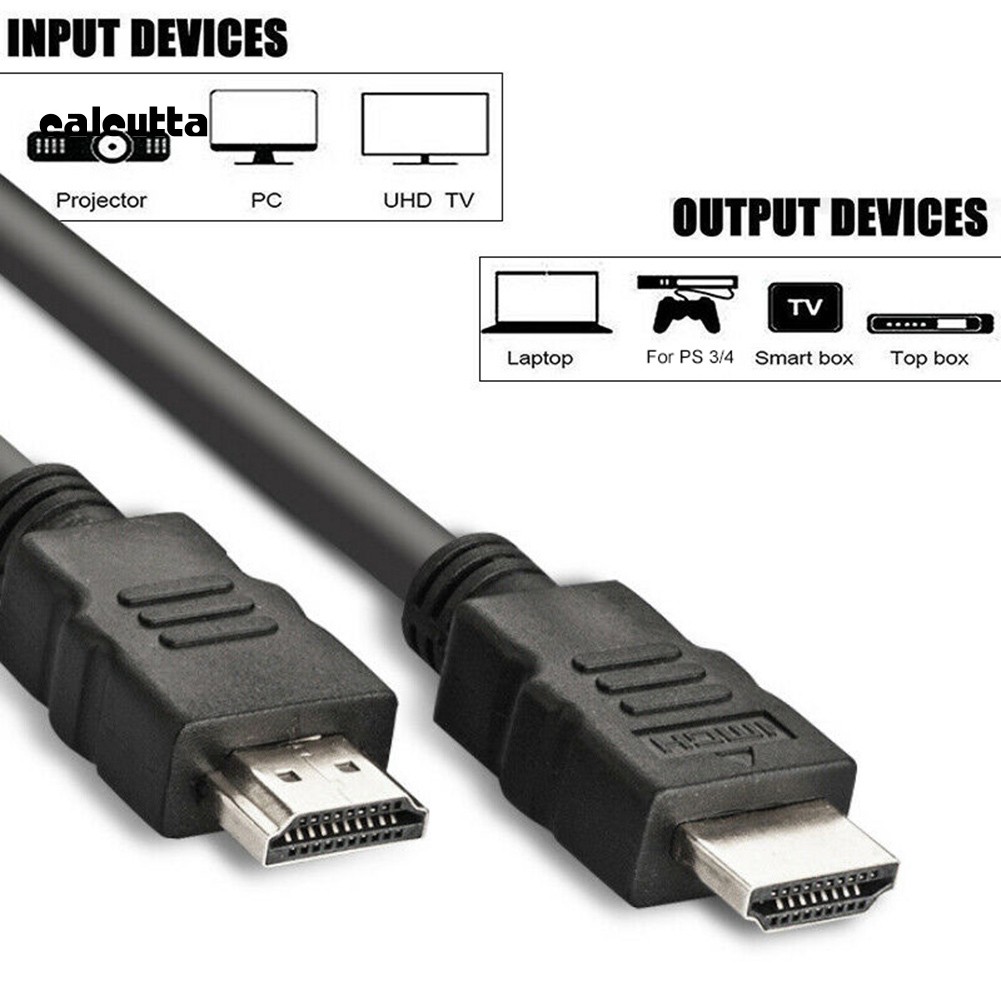 ✡COD✡0.5/1.5/1/2/3m 1080P HD HDMI V1.4 Male to Male Adapter Cable for TV DVD Monitor