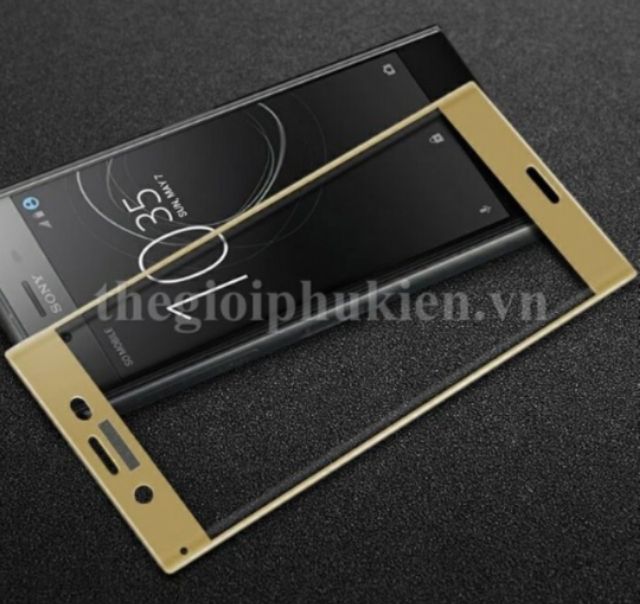 Kính cường lực 4D Cho Sony Xperia XA1 Plus Full màn hình tràn viền