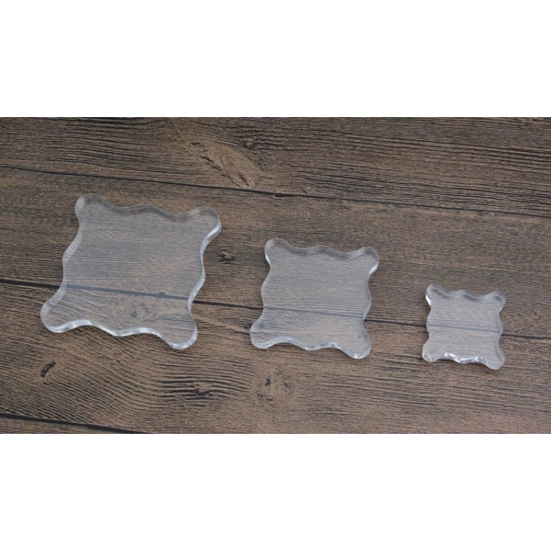 Cán con dấu trong suốt acrylic