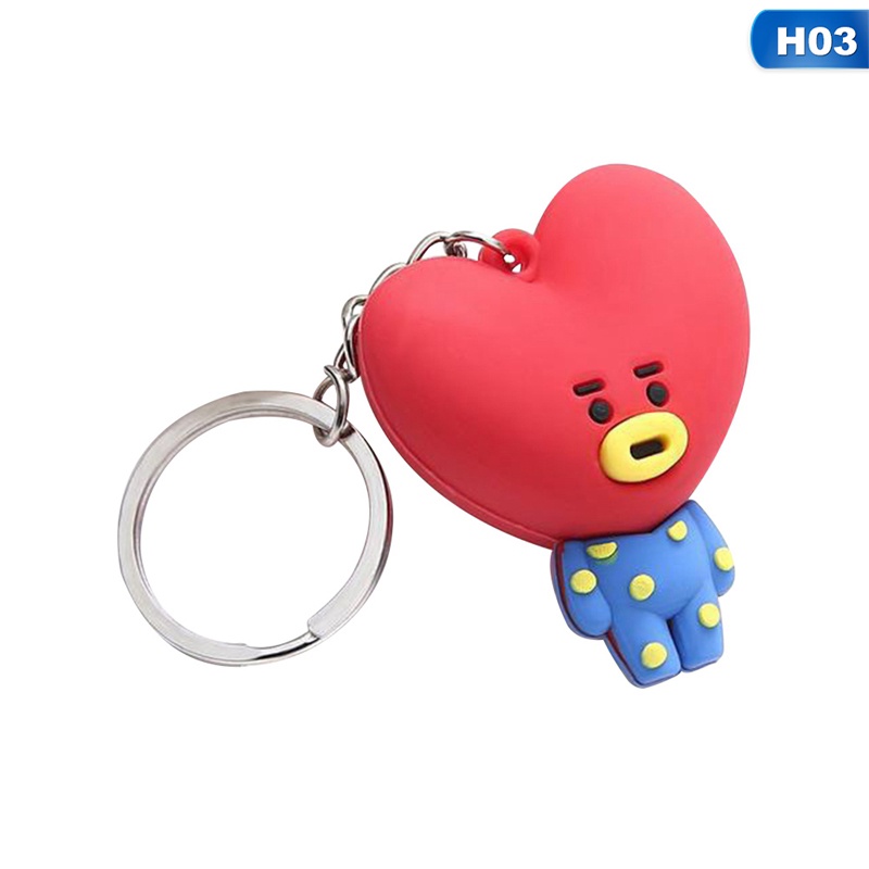 BTS BT21 Móc Khóa Hình Nhân Vật Bt21 Dễ Thương