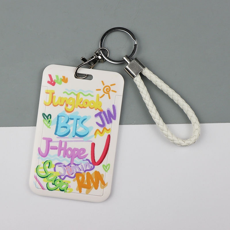 Dây Đeo Điện Thoại / Thẻ ID In Hình Kpop BTS BT21