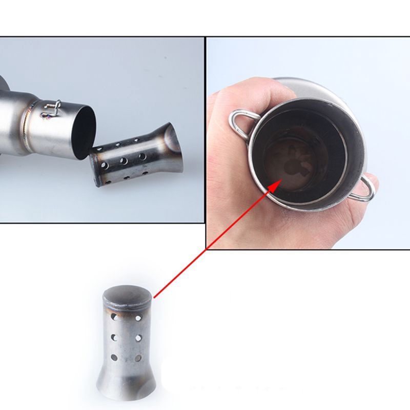 Ống pô giảm âm bằng thép không gỉ tiện lợi cho xe mô tô