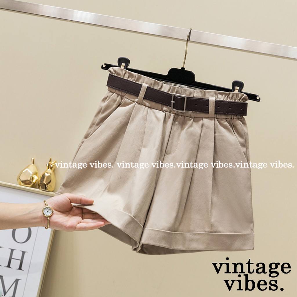 [FREESHIP] Quần short kaki gập gấu Ulzzang - ẢNH THẬT
