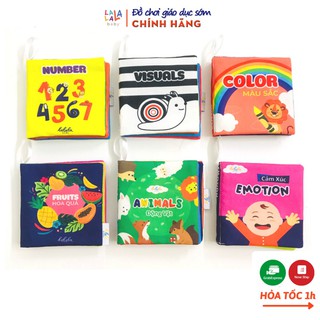 Sách vải cho bé Lalala Baby 8 chủ đề