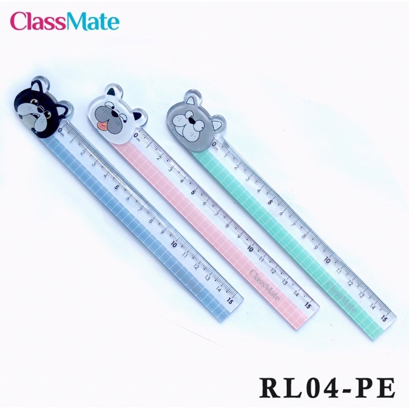 Thước Kẻ Dễ Thương Pets Classmate RL04-PE